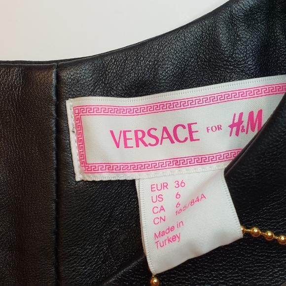 Versace for H&M leather dress - Picture 2 of 7